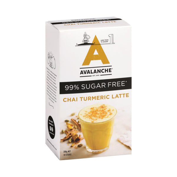 Avalanche 99 Sugar Free Sachets Chai Turmeric Latte The Coffee