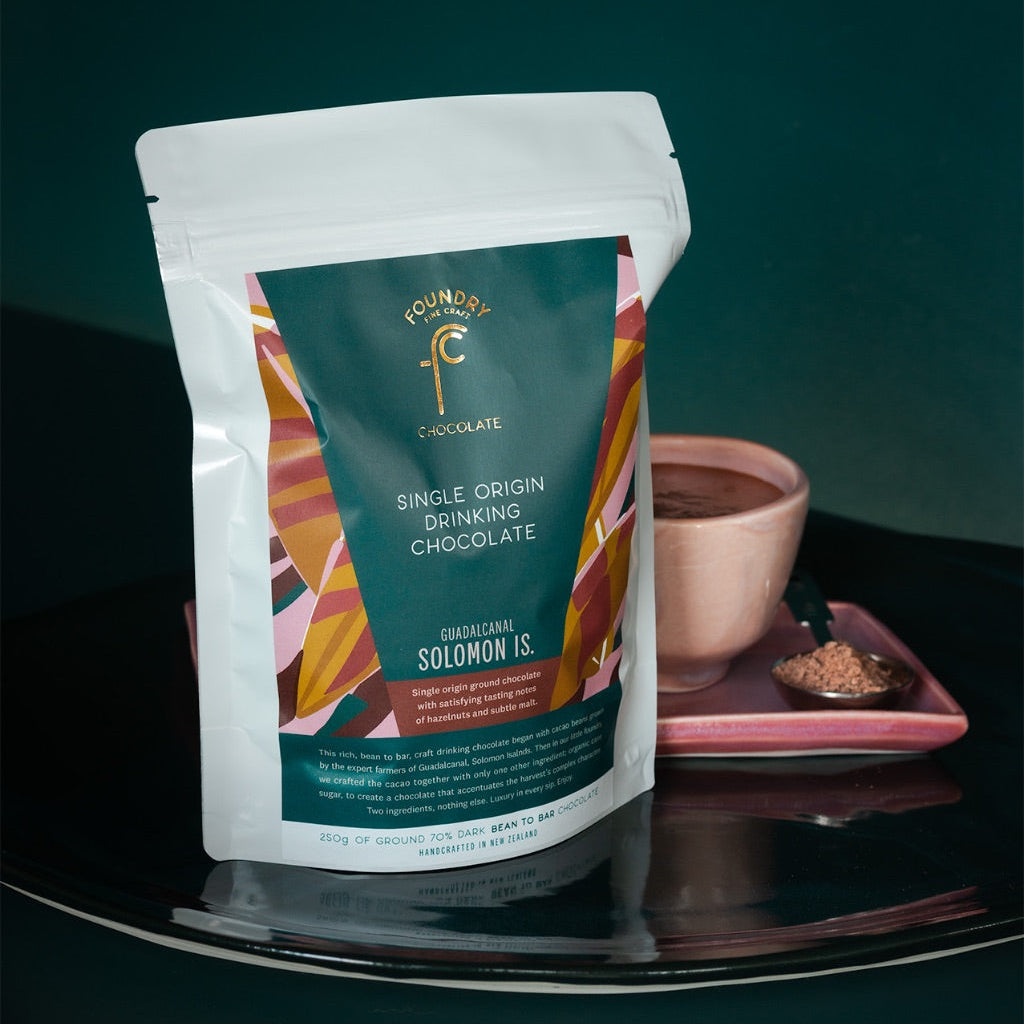 Foundry Chocolate Solomon Islands Drinking Chocolate - 70%