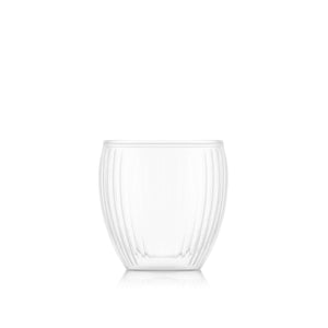 Bodum Pavina Double Wall Ribs Glass - 2 Pack