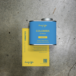 Society Coffee Colombia Coffee Competition Coffee- El Placer White Honey Gesha