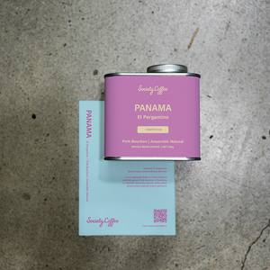 Society Coffee Panama coffee Competition Grade - El Pergamino Pink Bourbon Anaerobic Natural