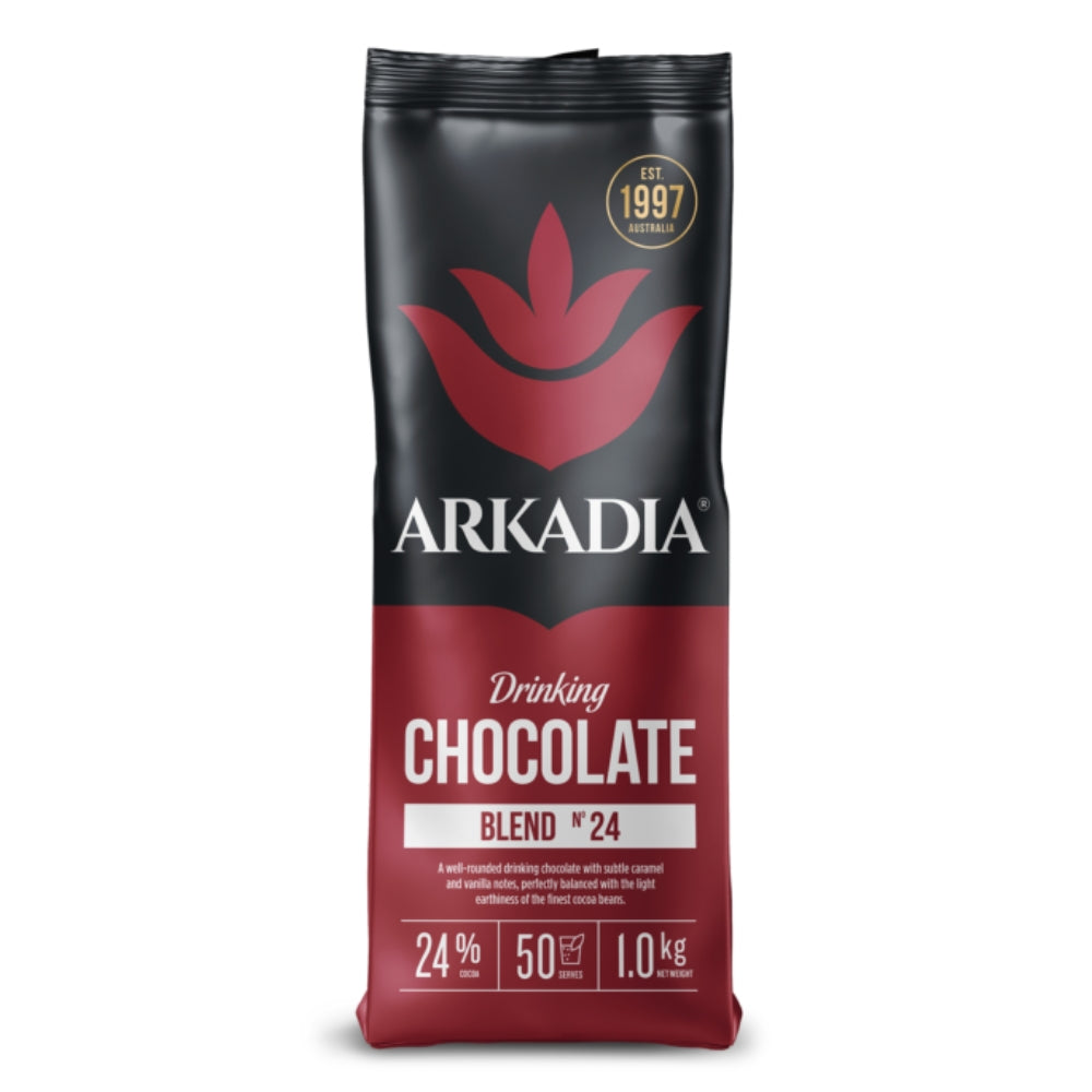 Arkadia Drinking Chocolate 1kg - 24% Cocoa