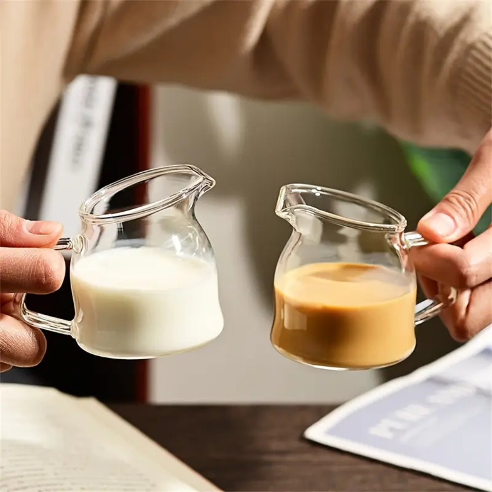 Mini Glass Milk Pitcher