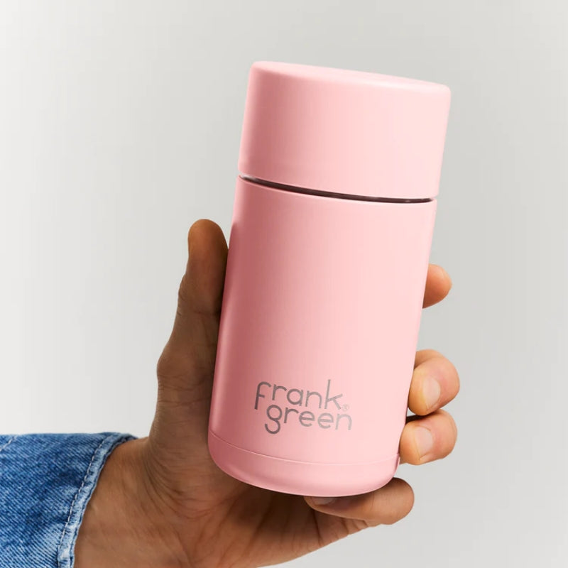 Frank Green Ceramic Reusable Cup 12oz Lifestyle