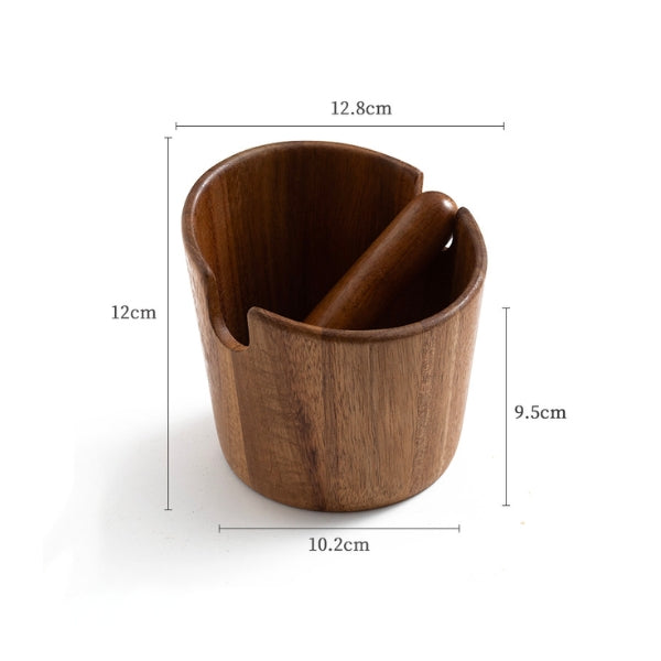 Wooden Coffee Knock Box Size