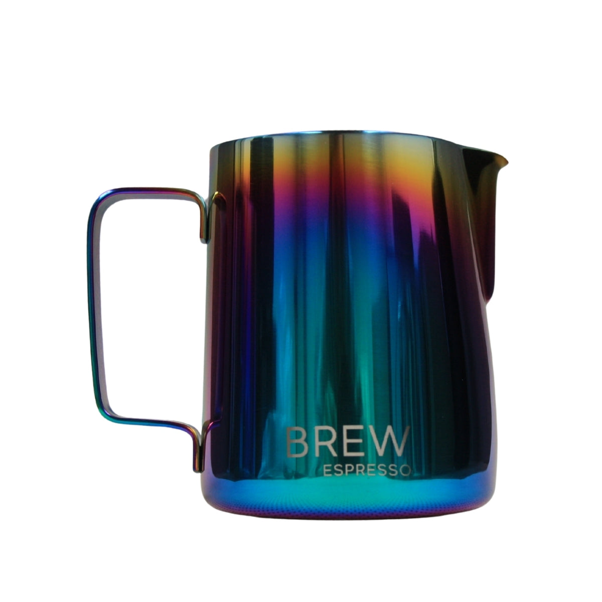 Brew Espresso Stainless Steel Rainbow Milk Pitcher