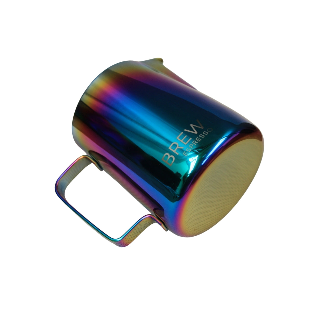 Brew Espresso Stainless Steel Rainbow Milk Pitcher