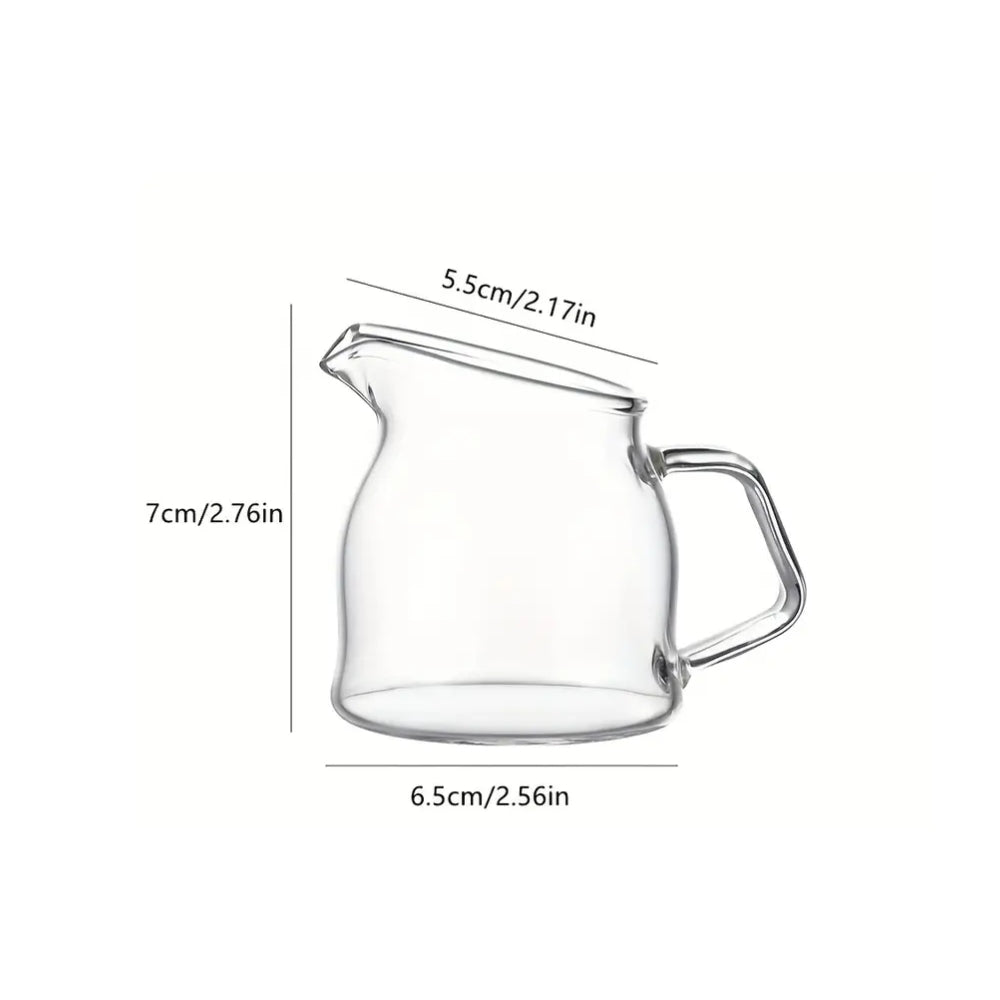 Mini Glass Milk Pitcher  milk
