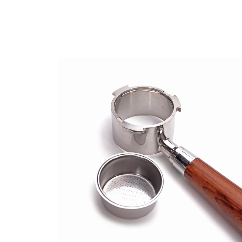 Espresso Bottomless Wooden Portafilter