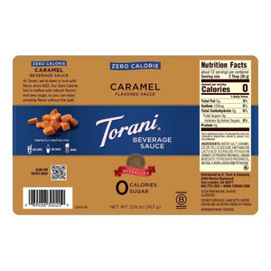 Torani Caramel Sauce - Zero Calorie 380ml