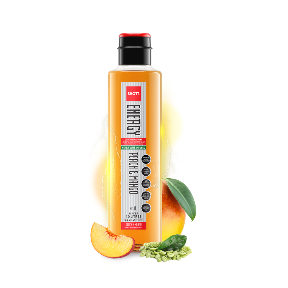 Shott Energy 1 Litre - Peach &amp; Mango