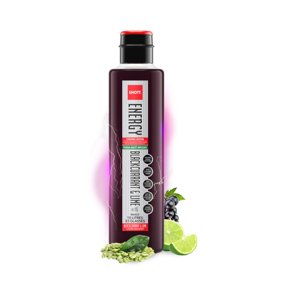 Shott Energy 1 Litre - Blackcurrant &amp; Lime