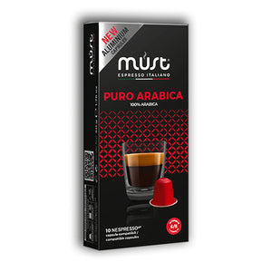 Must Espresso Aluminium 50 Pod Selection Box Arabica