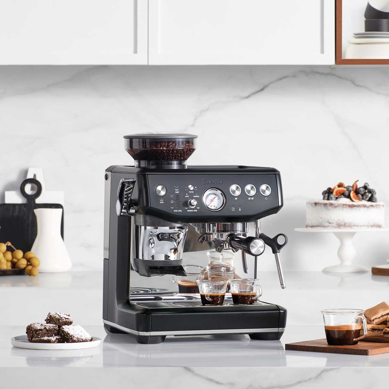 Breville barista express black outlet