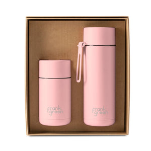 Frank Green Ceramic Reusable Gift Set - 12oz & 20oz Blushed
