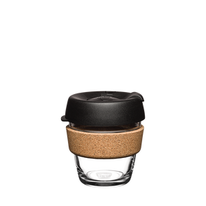 KeepCup Brew Glass Cork 6oz black