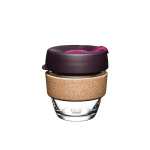 KeepCup Brew Glass Cork 8oz nutmeg