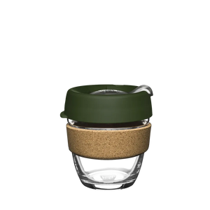 KeepCup Brew Glass Cork 8oz pine