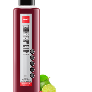 Shott Syrup 1 Litre - Cranberry and Lime