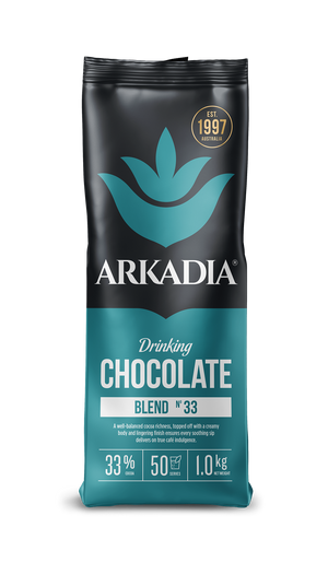 Arkadia Drinking Chocolate 1kg - 33% Cocoa