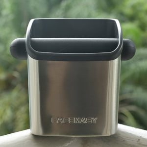 Cafemasy - Stainless Steel Coffee Knock Box Square