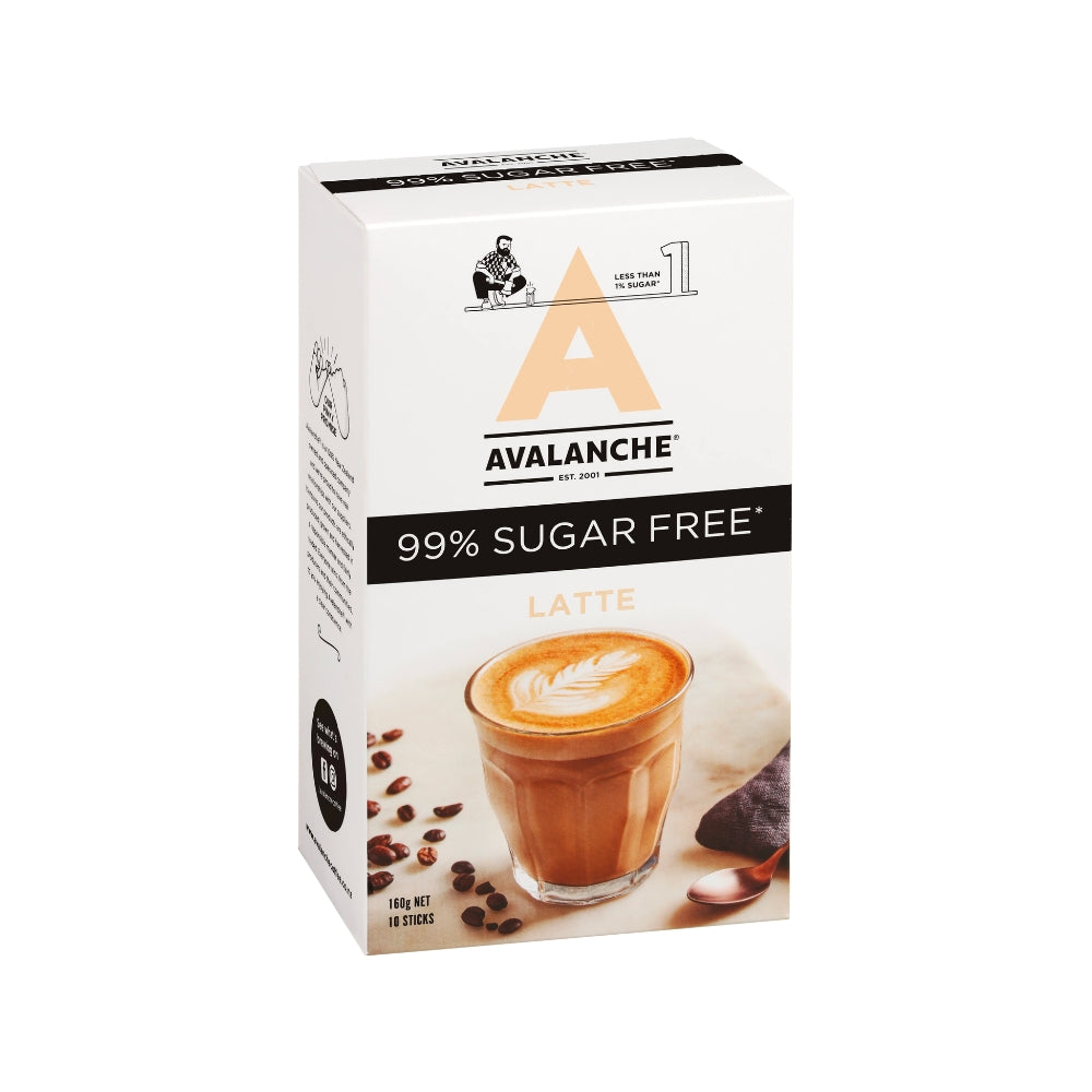 Avalanche 99% Sugar Free Sachets - Latte