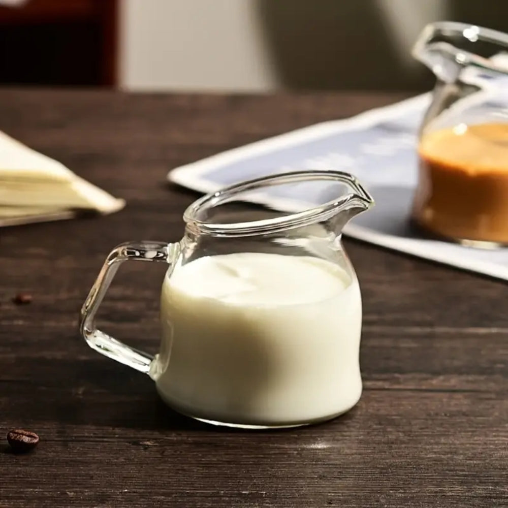 Mini Glass Milk Pitcher