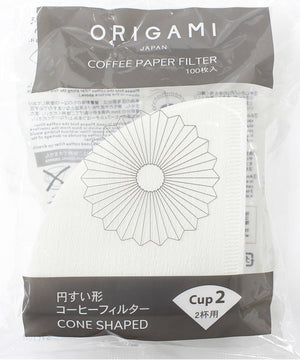 Origami Cone Paper Filters - 100 Pack