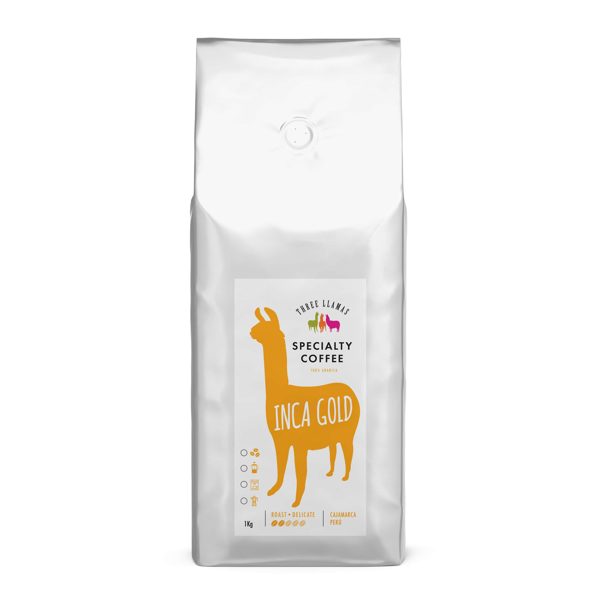 Three Llamas Coffee Inca Gold