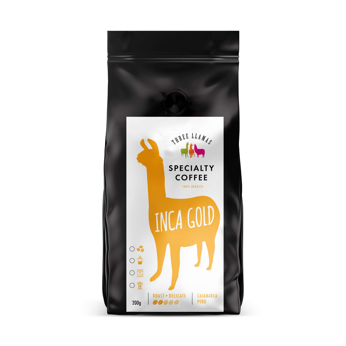 Three Llamas Coffee Inca Gold