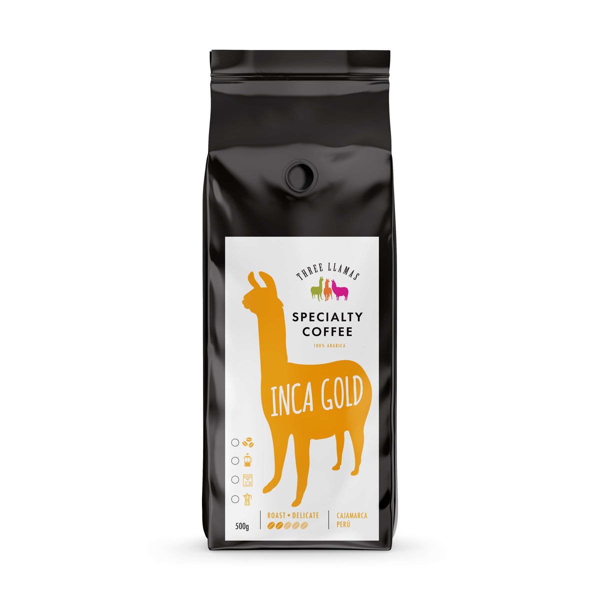 Three Llamas Coffee Inca Gold