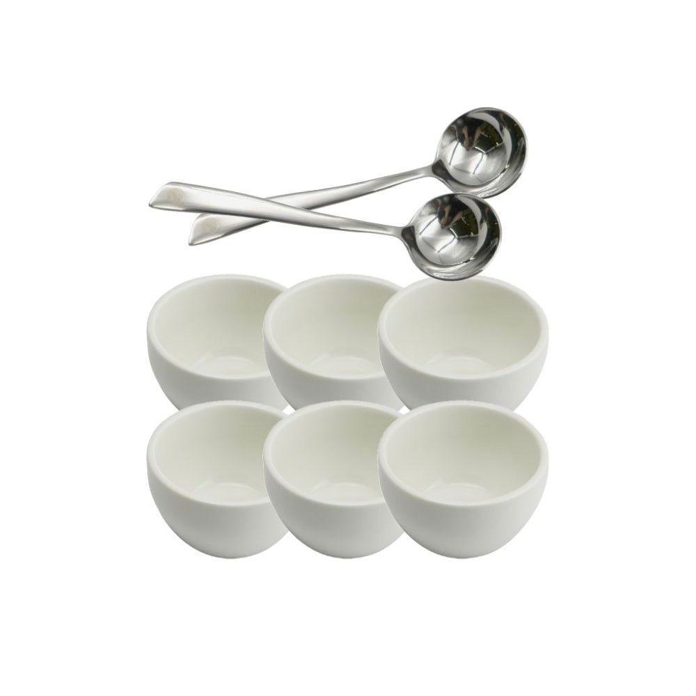 Rhino Cupping Bowl &amp; Spoon Set