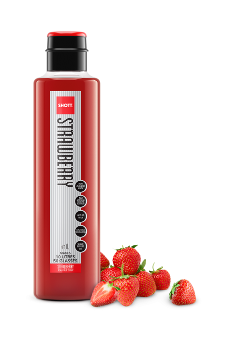 Shott Syrup 1 Litre - Strawberry