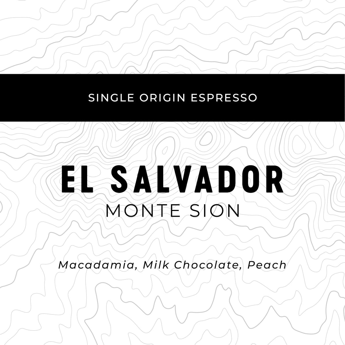 Espresso Workshop El Salvador Monte Sion