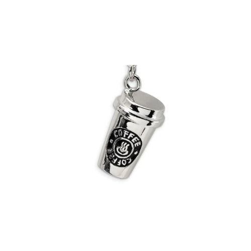Coffee Cup Key Ring
