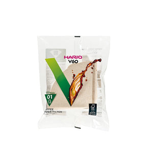 Hario V60 Paper Filters - 01 natural 100 pack
