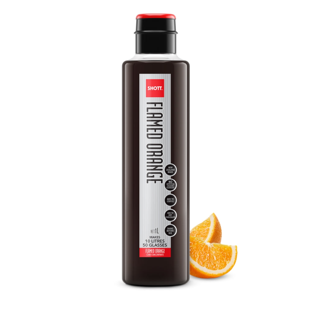 Shott Syrup 1 Litre - Flamed Orange