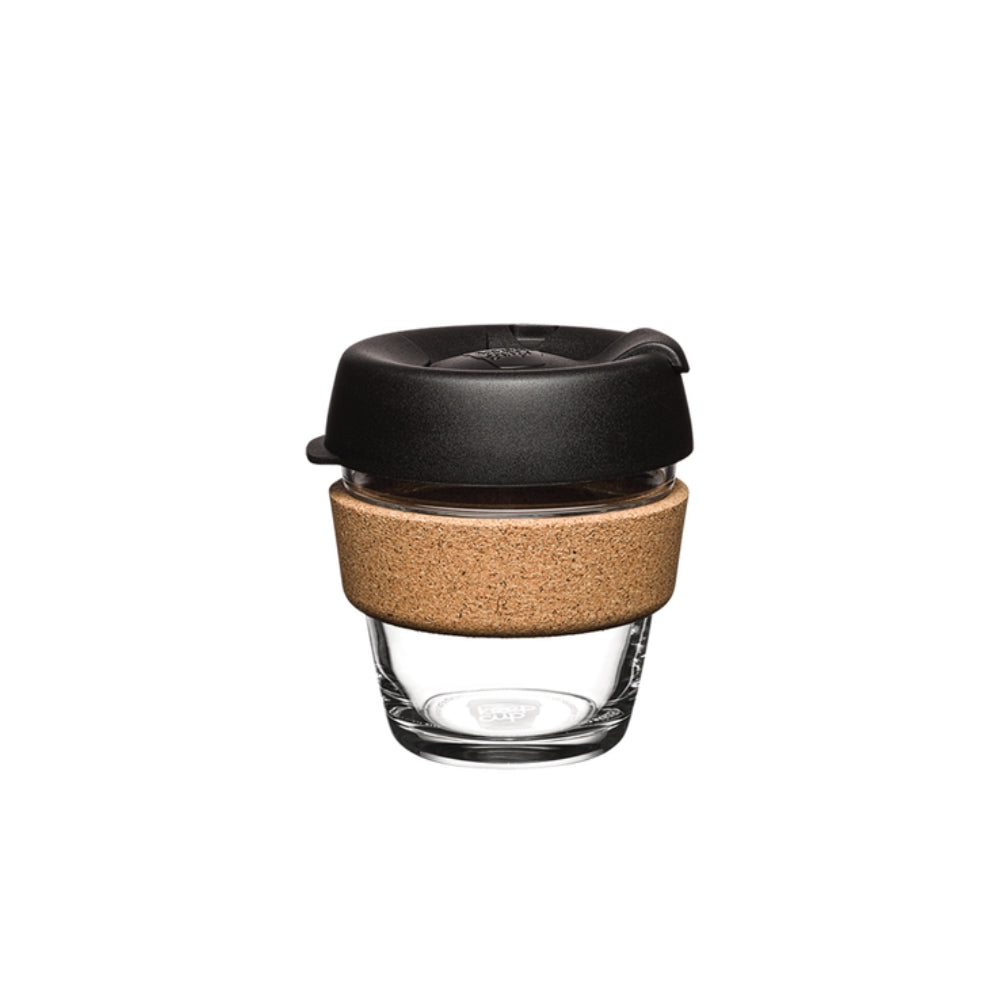 KeepCup Brew Glass Cork 6oz black