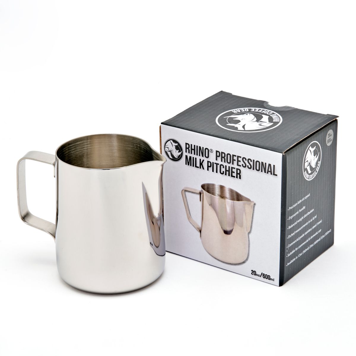 Rhino Professional Milk Pitcher 600ml / 20oz