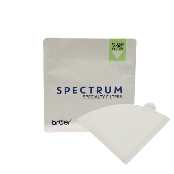 Bruer Spectrum Cone Paper Filter #1 -100pk