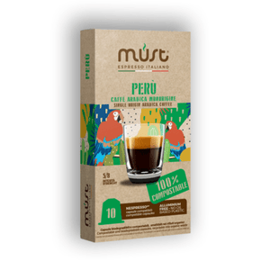 Must Espresso Biodegradable Coffee Pod - Peru Blend