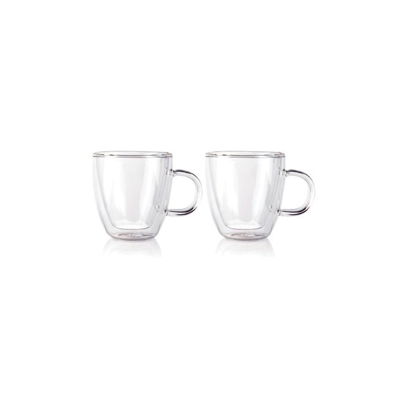 Bodum Bistro Double Wall Espresso Mug 0.15L - 2 Pack