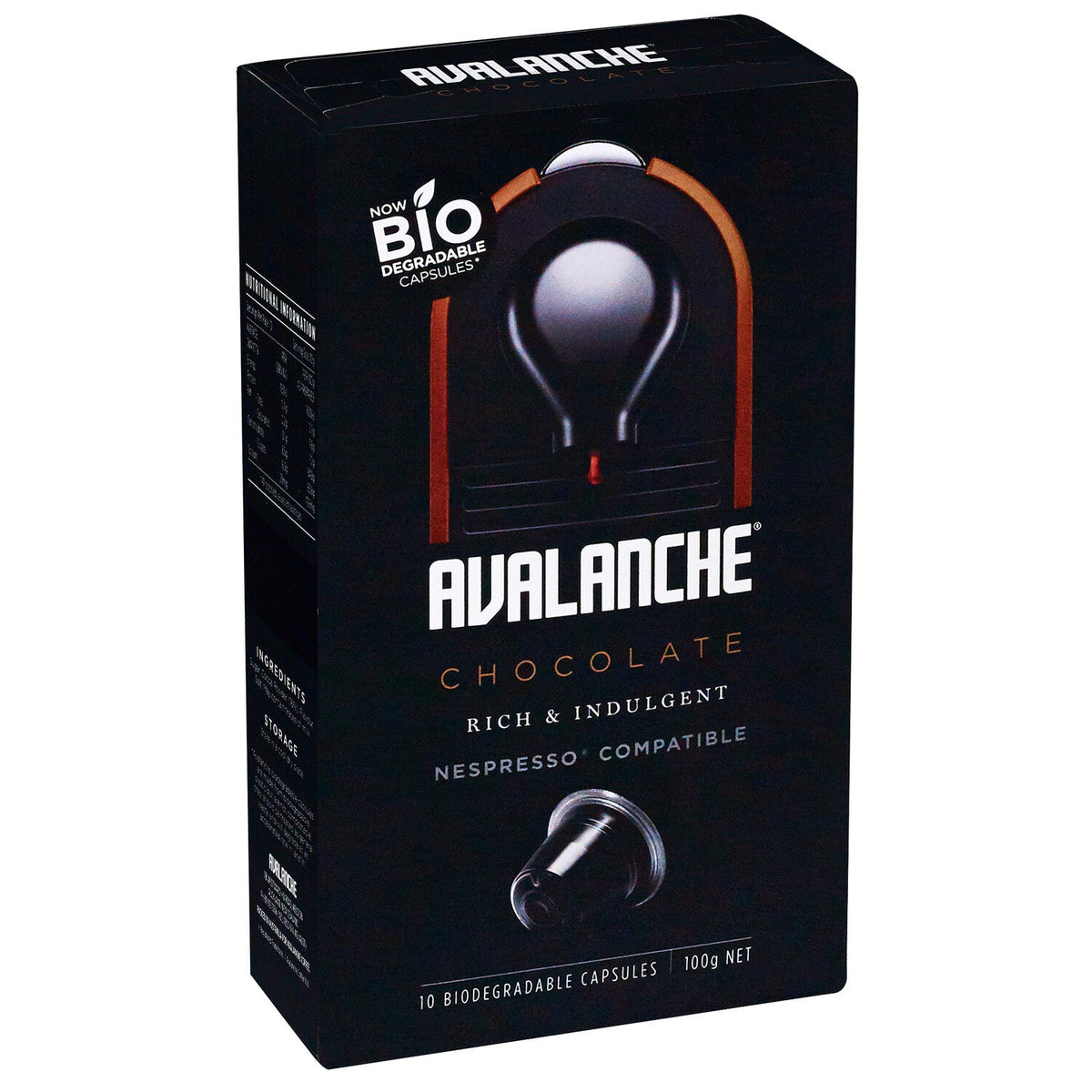 Avalanche Drinking Chocolate Capsules