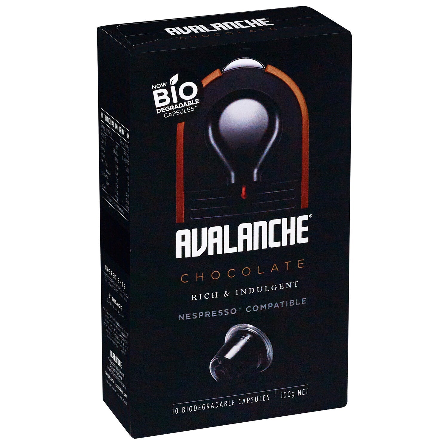 Avalanche Drinking Chocolate Capsules The Coffee Collective NZ