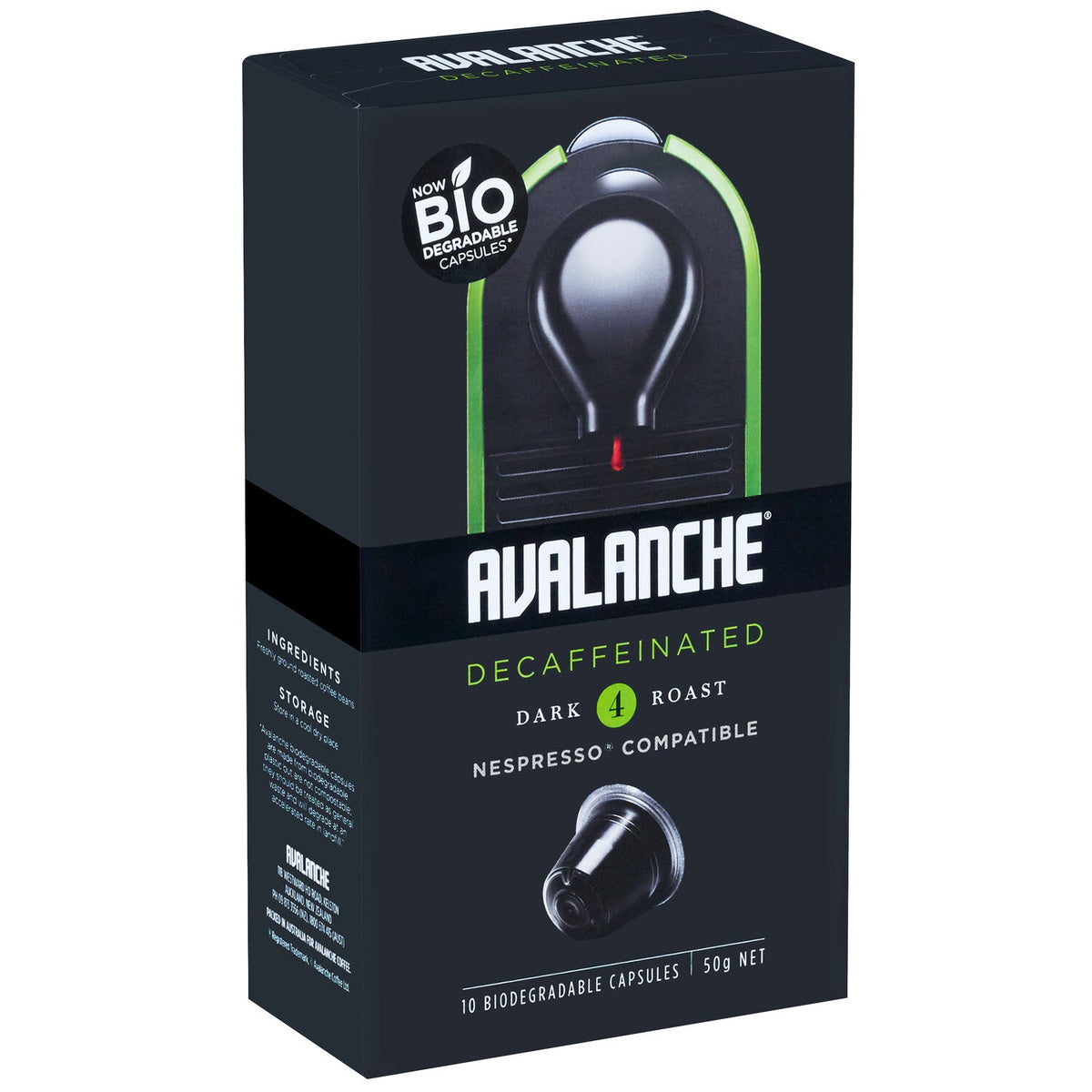 Avalanche Coffee Capsules Decaf