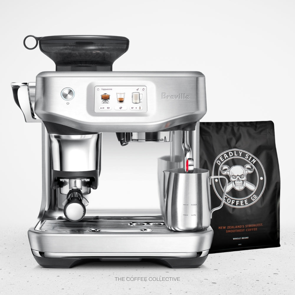 Breville Barista Touch Impress Silver &amp; Coffee Subscription Deadly Sin