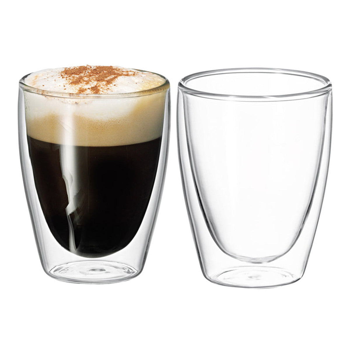 Avanti Twin Wall Glass Caffe 250ml - 6 Piece Set