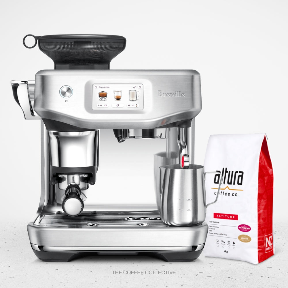 Breville Barista Touch Impress Silver &amp; Coffee Subscription Altura