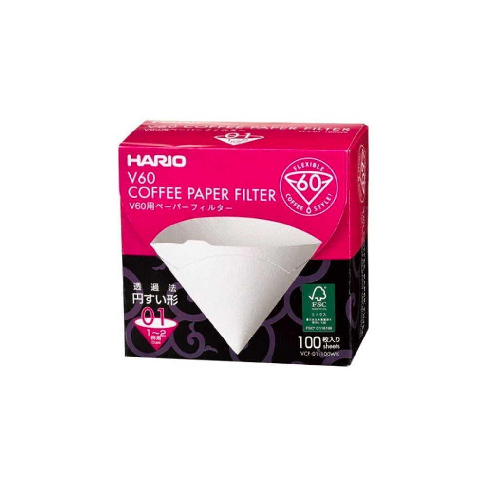 Hario V60 Paper Filter 01 - Box 100pk
