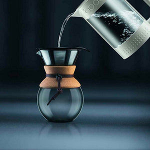 Bodum Pour Over Coffee Maker Cork - 1 Litre at The Coffee Collective NZ